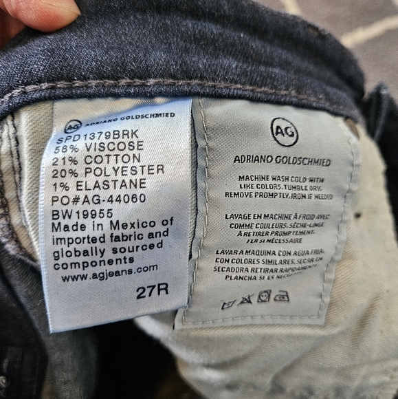 AG Adriano Goldschmied "The Farrah Skinny" High Rise Jeans - Size 27R - Picture 10 of 11